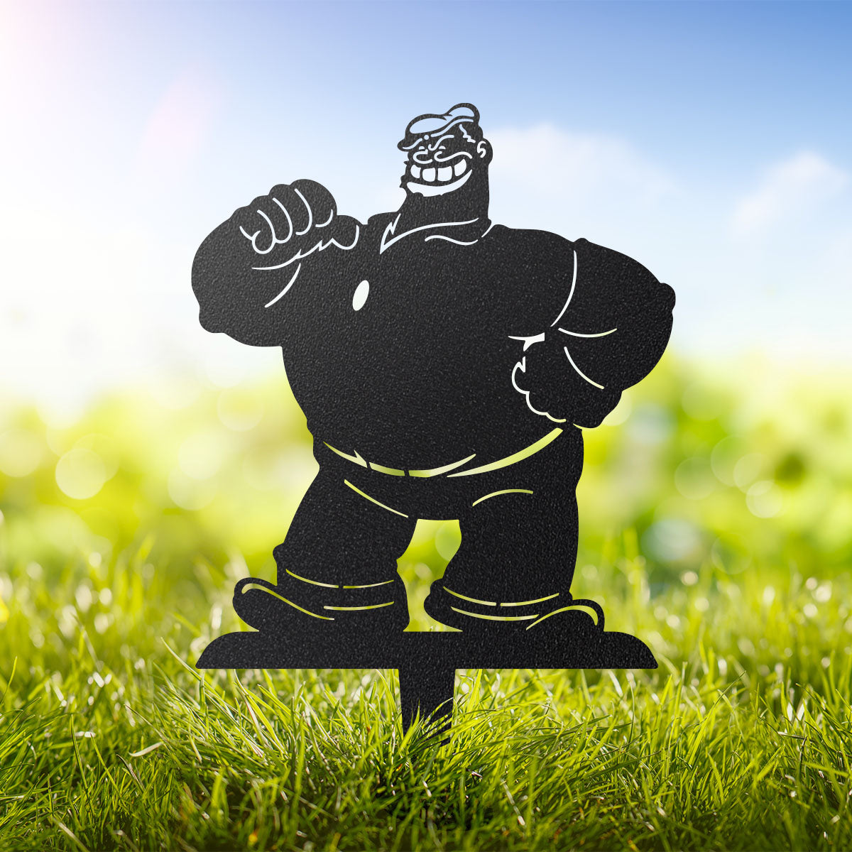 Garden Art -Popeye Stake-Set 1 - RealSteel Center