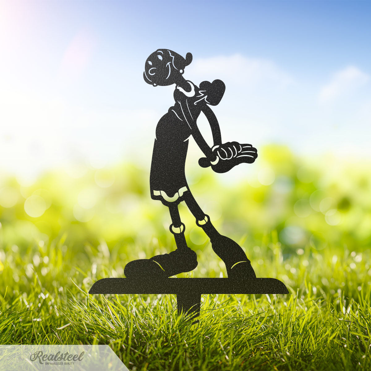 Garden Art -Popeye Stake-Set 2 - RealSteel Center