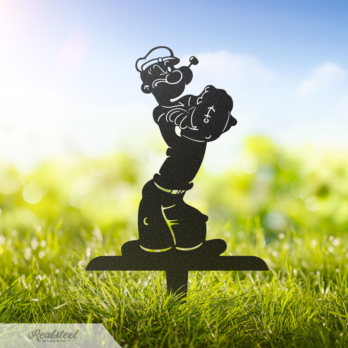 Garden Art -Popeye Stake-Set 1 - RealSteel Center