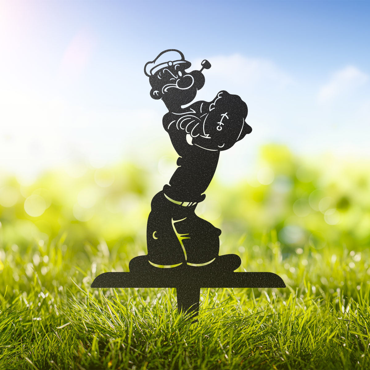 Garden Art -Popeye Stake-Set 1 - RealSteel Center