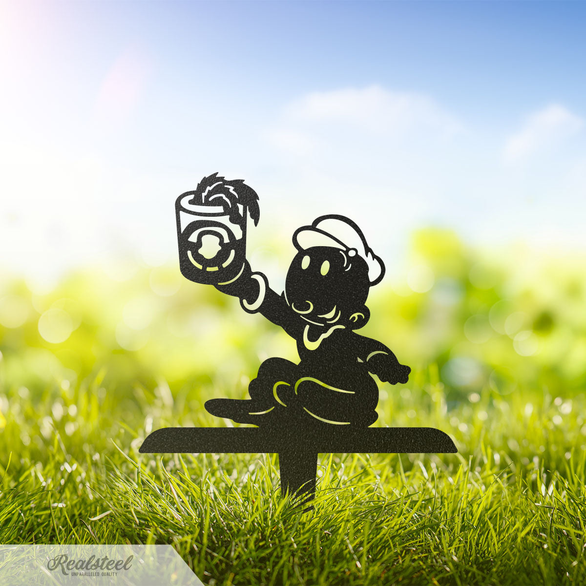 Garden Art -Popeye Stake-Set 2 - RealSteel Center