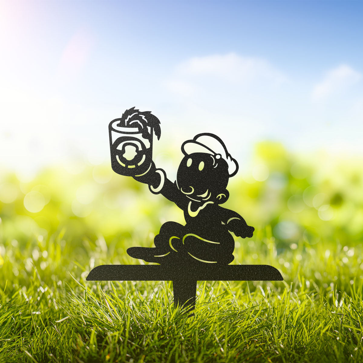 Garden Art -Popeye Stake-Set 2 - RealSteel Center