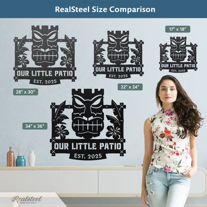 Tiki Mask Monogram – Tropical Polynesian Wall Decor - RealSteel Center