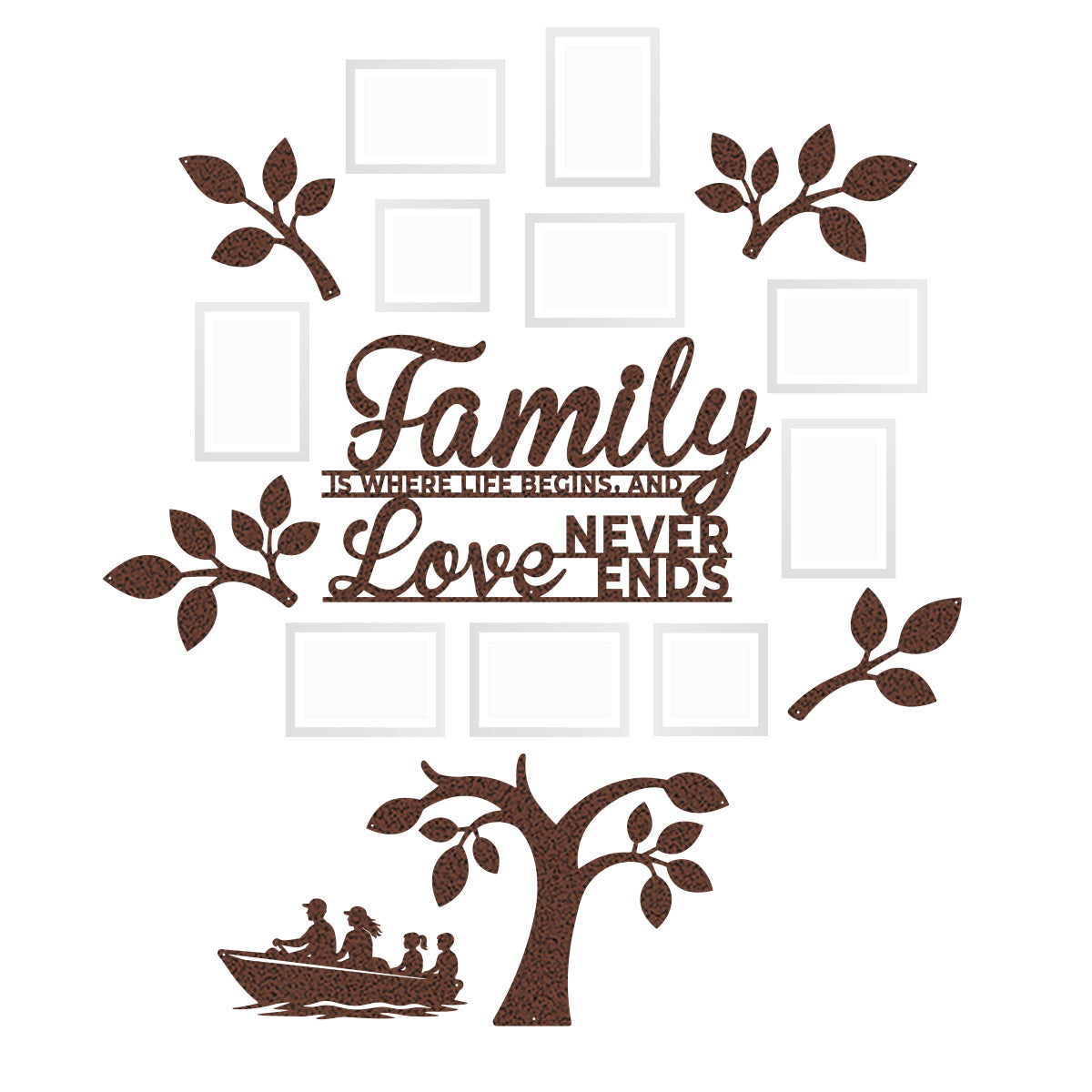 Tree of Life Family Gallery Wall Family Boating Scene / Penny Vein - RealSteel Center