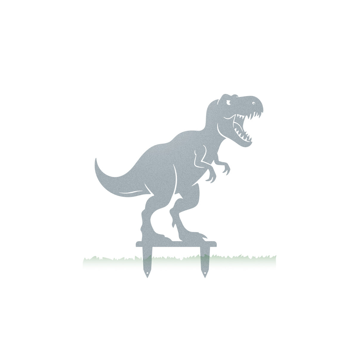 Dinosaur Garden Stakes – 5 Prehistoric Metal Yard Decorations