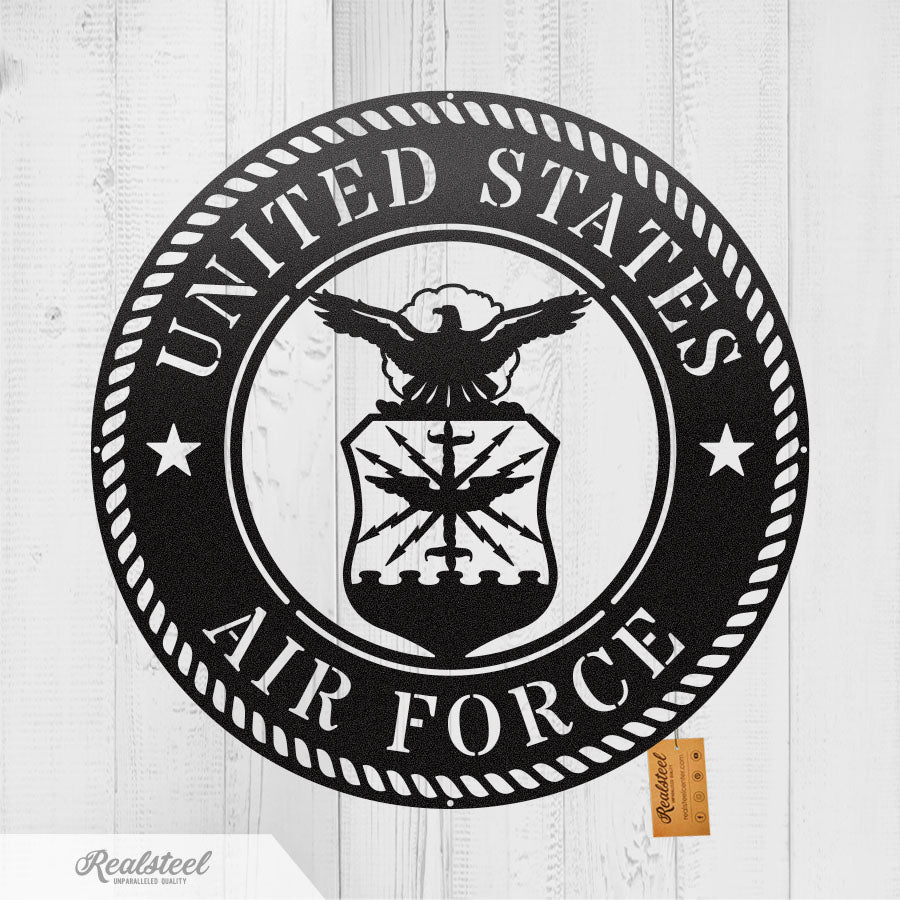 U.S. Military Branches AIR / Black / 20" - RealSteel Center