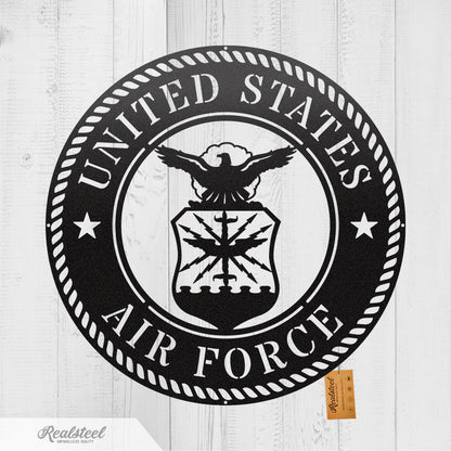 U.S. Military Branches AIR / Black / 20" - RealSteel Center