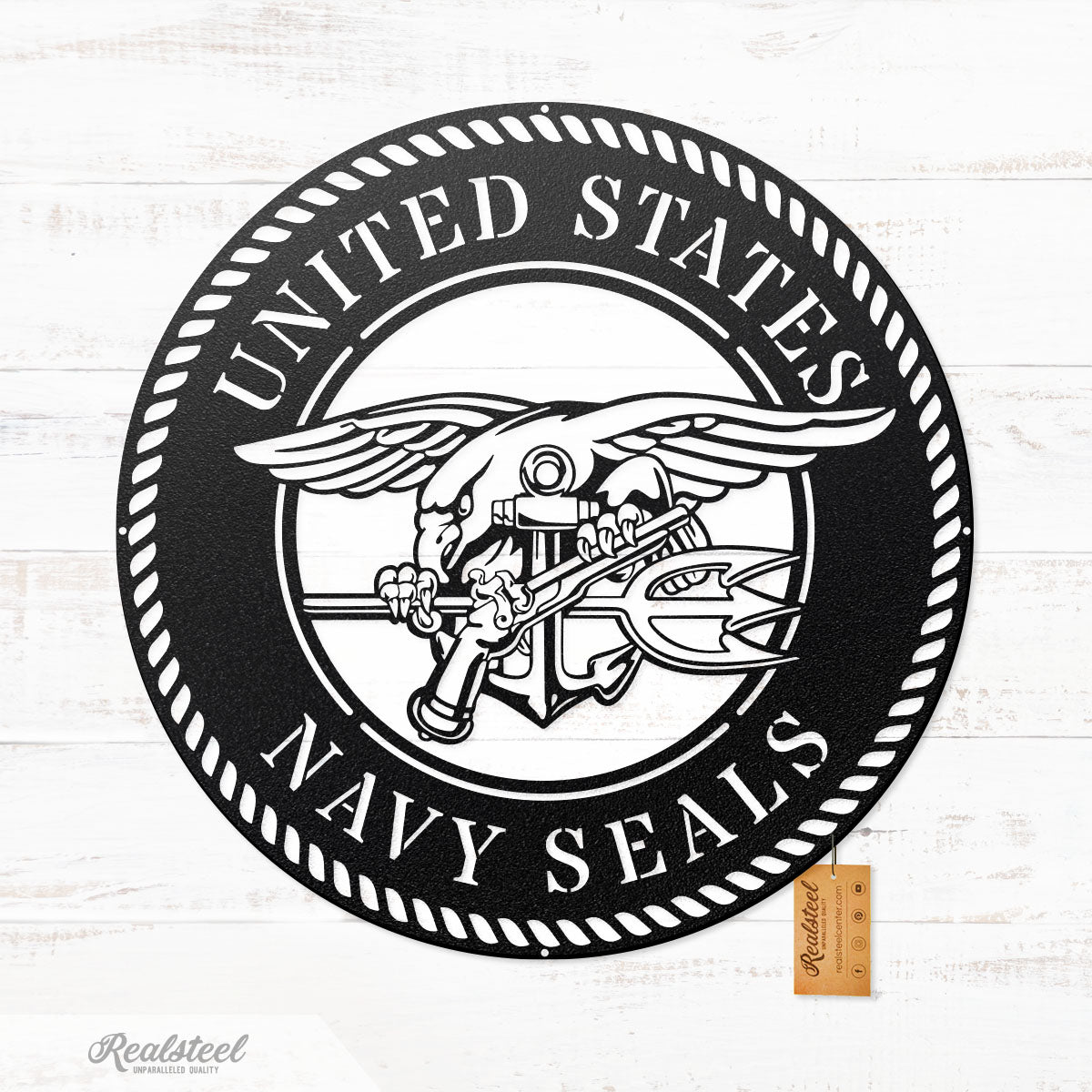 U.S. Military Branches SEALS / Black / 20" - RealSteel Center