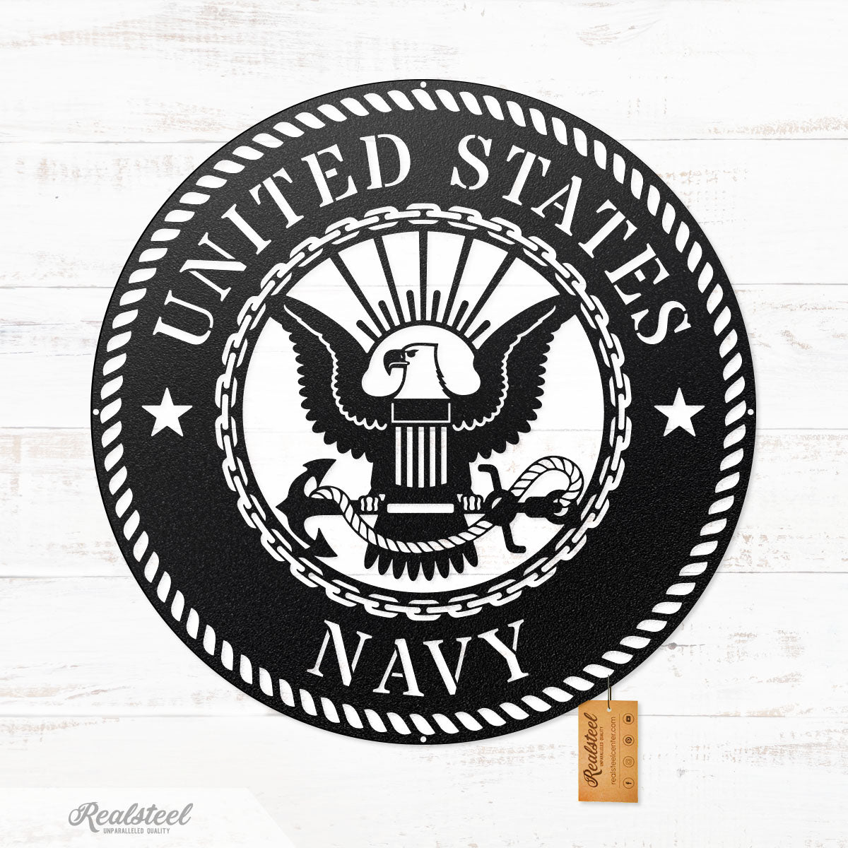 U.S. Military Branches NAVY / Black / 20" - RealSteel Center