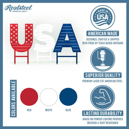 USA Patriotic Yard Stakes - RealSteel Center