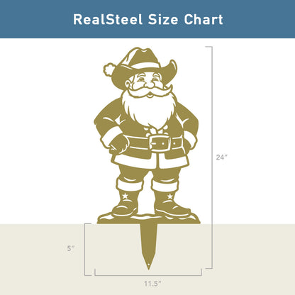 Western Christmas Collection Garden Stakes