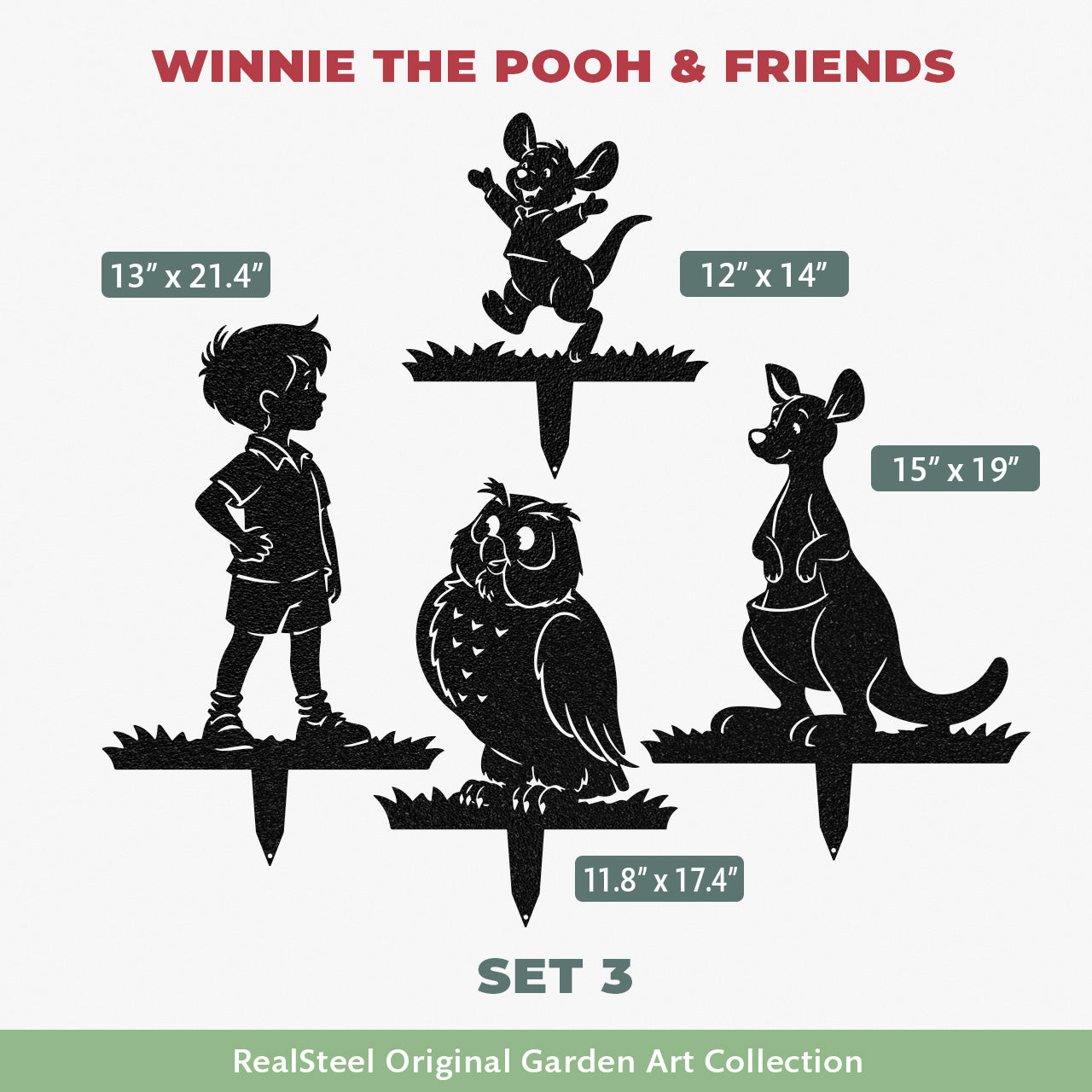 Winnie The Pooh & Friend Stakes – Set 3
