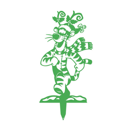Woodland Friends Christmas Garden Stakes