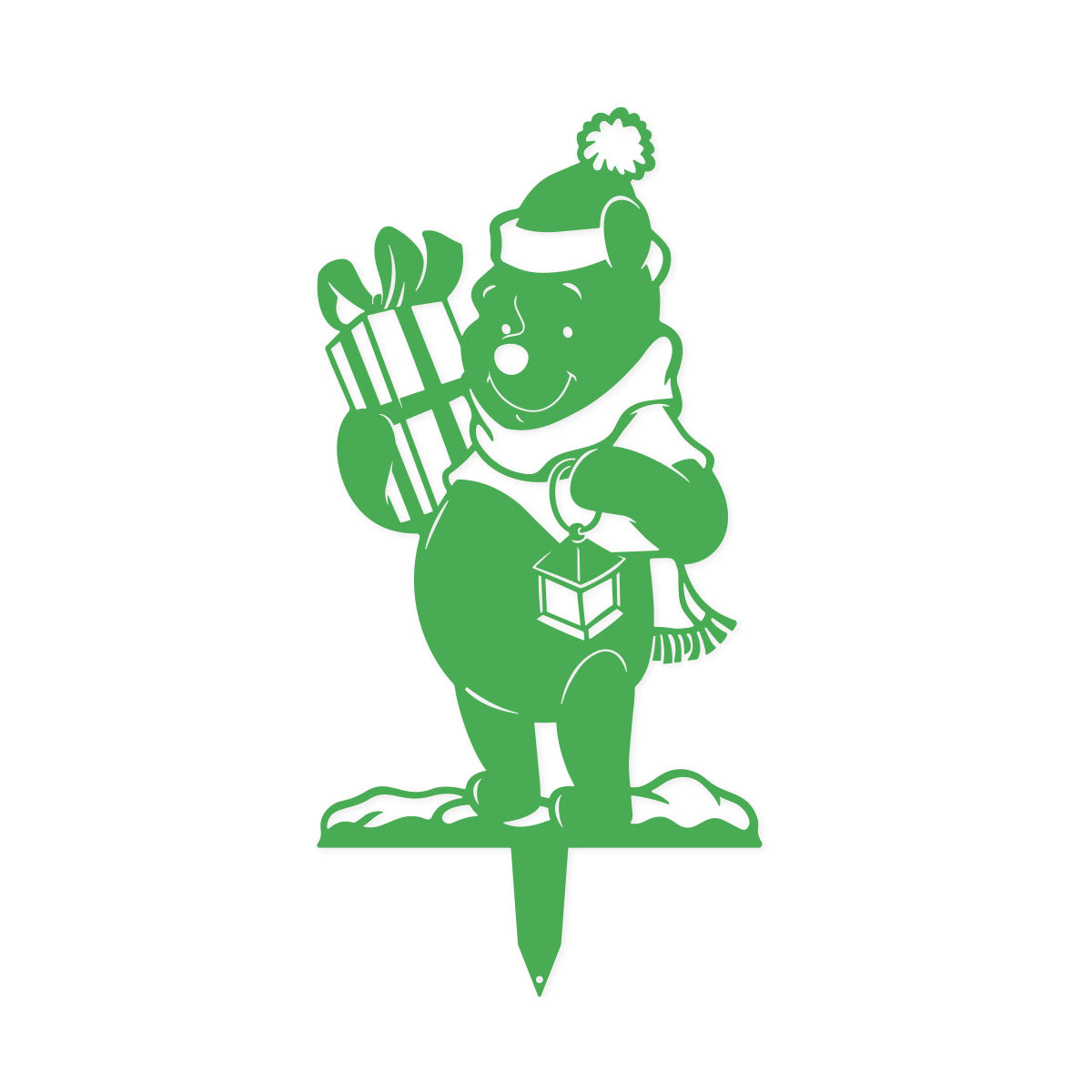 Woodland Friends Christmas Garden Stakes