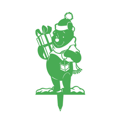 Woodland Friends Christmas Garden Stakes