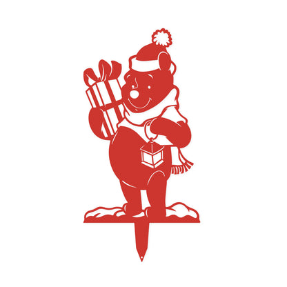 Woodland Friends Christmas Garden Stakes