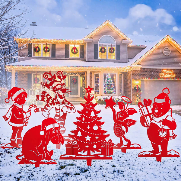 Woodland Friends Christmas Garden Stakes - RealSteel Center