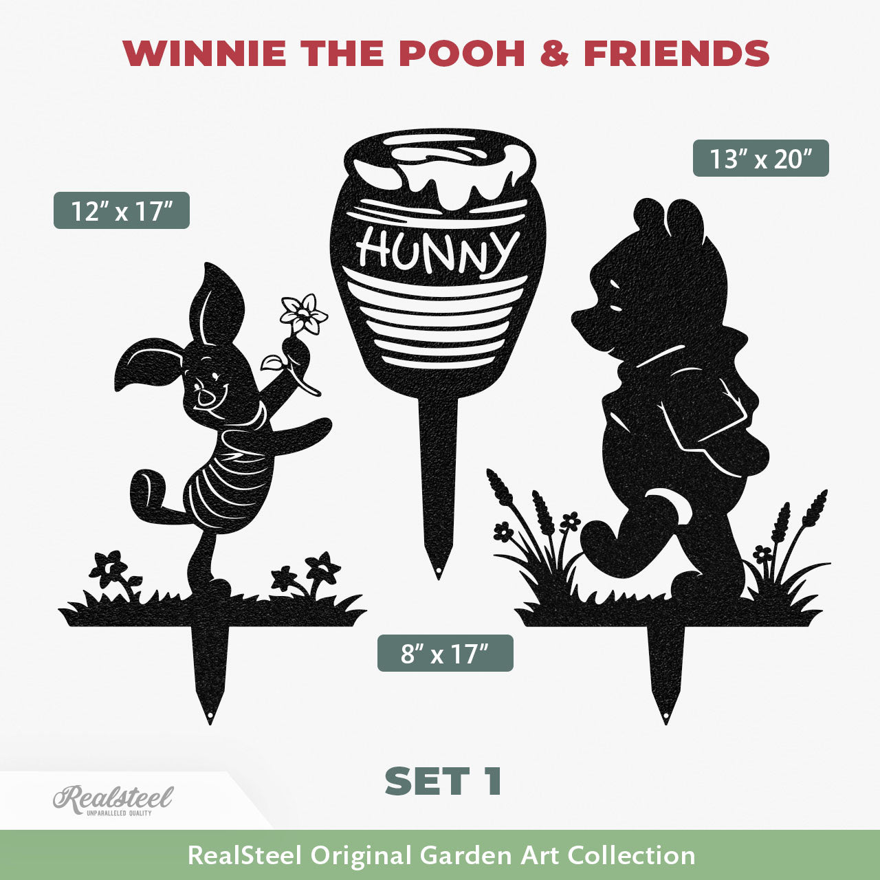Winnie The Pooh & Friend Stakes– Set 1: A Childhood Favorite