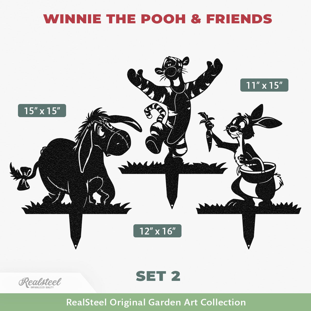 Winnie The Pooh & Friend Stakes– Set 2: A Childhood Favorite
