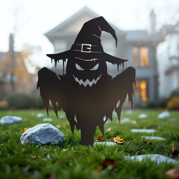 Garden Art - Halloween Ghost Yard Stake - RealSteel Center