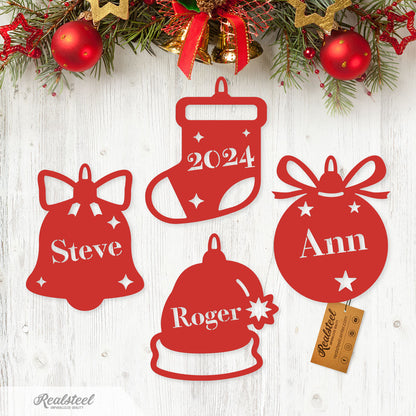 Commemorative Christmas Ornament Monogram  - RealSteel Center