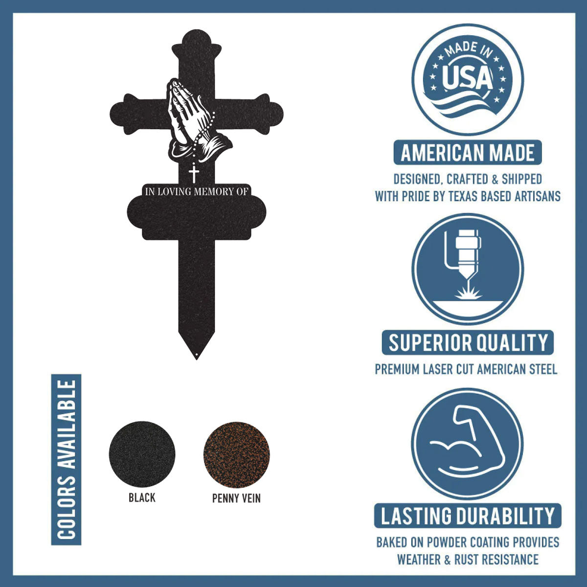 Praying Hands Memorial Stake - RealSteel Center