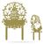 Personalized Merry Christmas Tree & Gnome Metal Garden Stakes