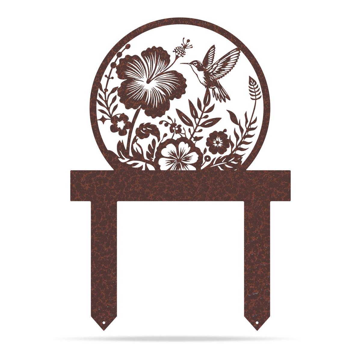 Add To Your Peace with Garden Art - Garden Sign With Hummingbirds ...
