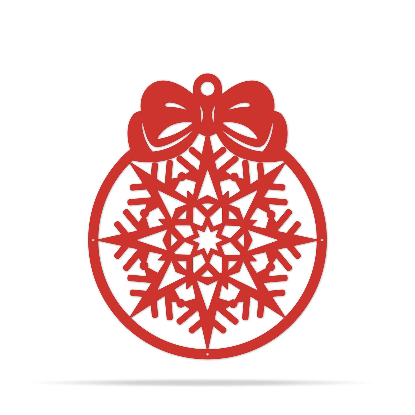 Merry Christmas New Years' Ball 8x10 / Red - RealSteel Center