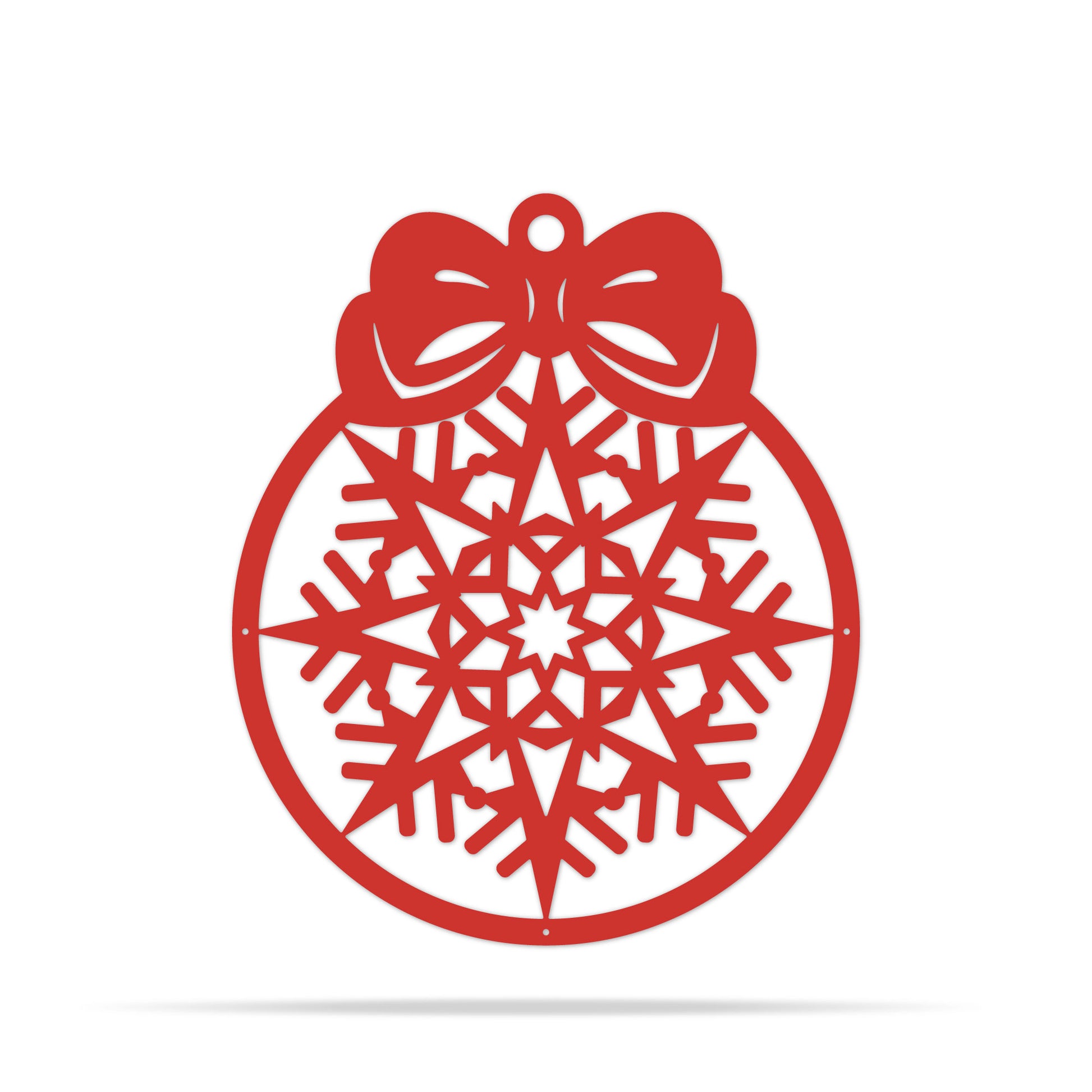 Merry Christmas New Years' Ball 8x10 / Red - RealSteel Center