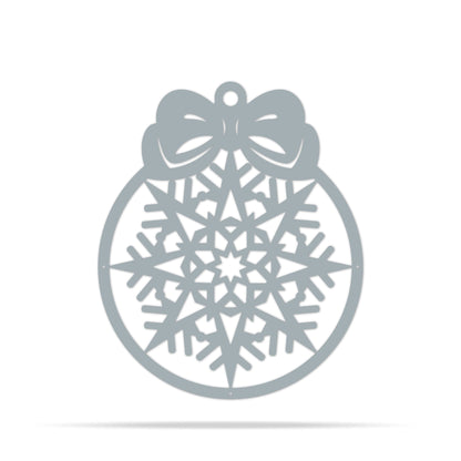 Merry Christmas New Years' Ball 8x10 / Textured Silver - RealSteel Center