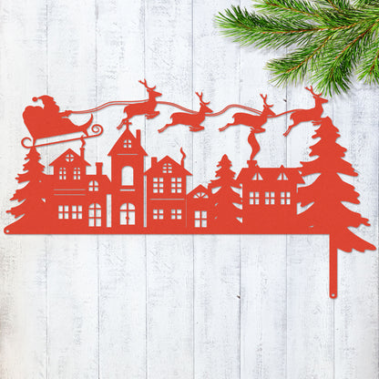 Christmas Door Corner Decor  - RealSteel Center