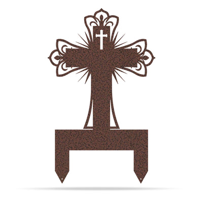 Memorial Cross Grave Marker Penny Vein - RealSteel Center