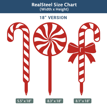 Christmas Candy Cane Stakes  - RealSteel Center