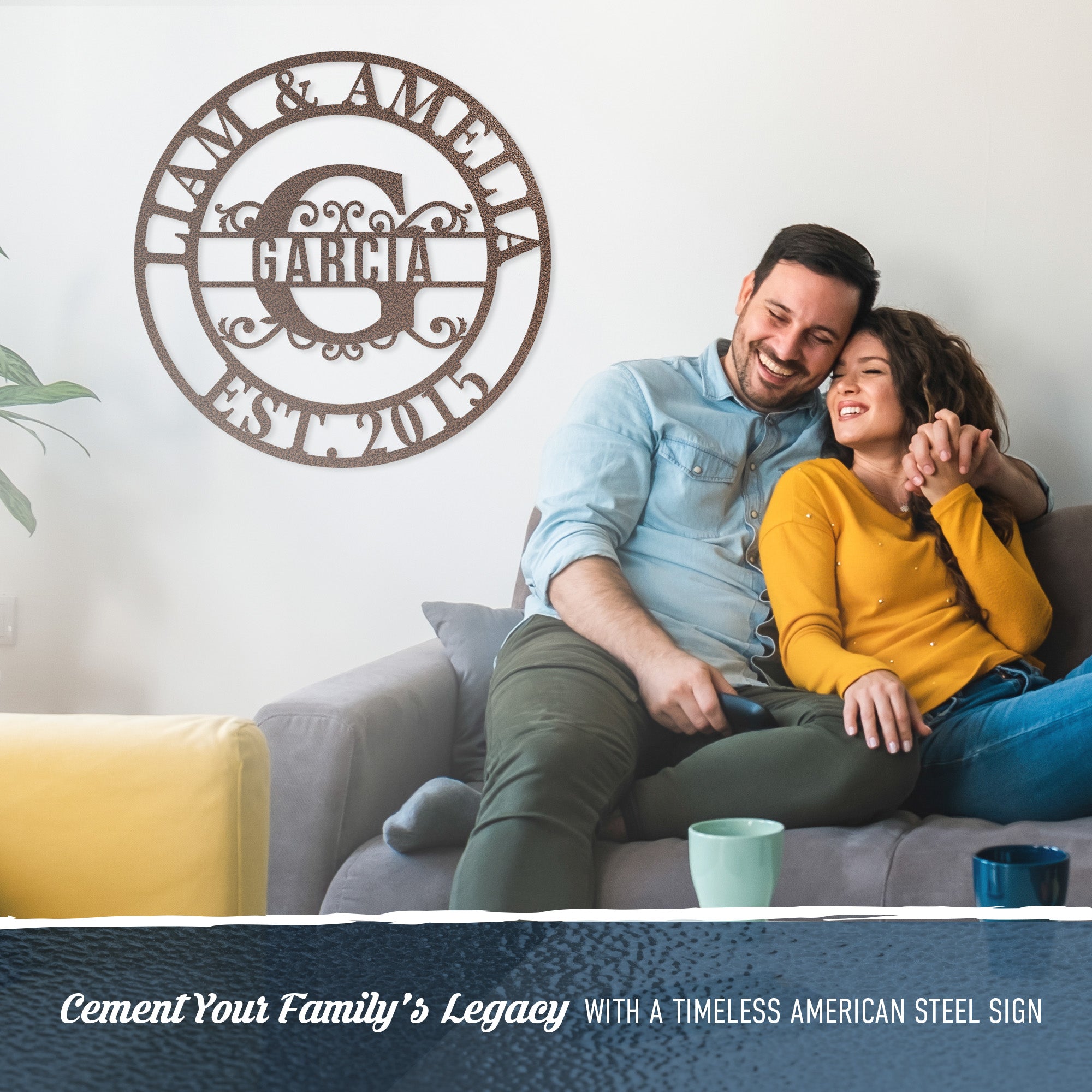 Elegant Personalized Name Monogram - RealSteel Center