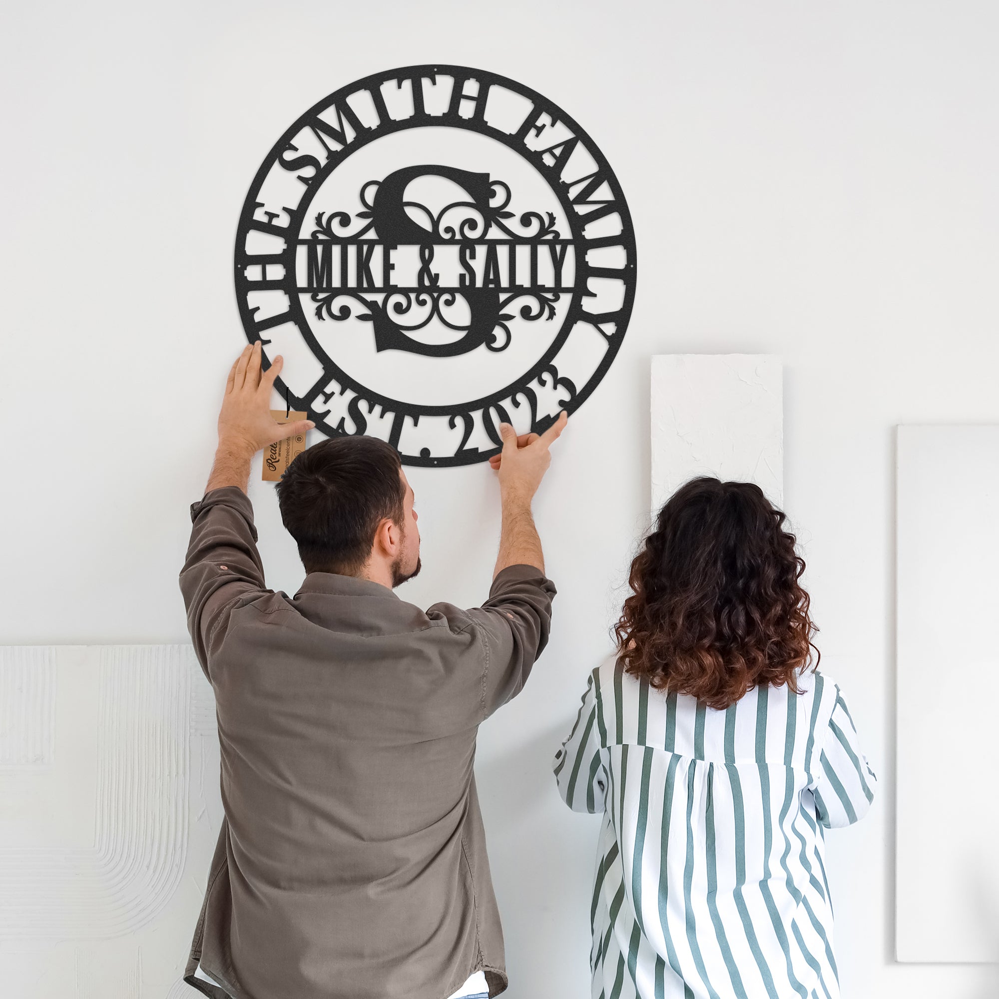 Elegant Personalized Name Monogram - RealSteel Center