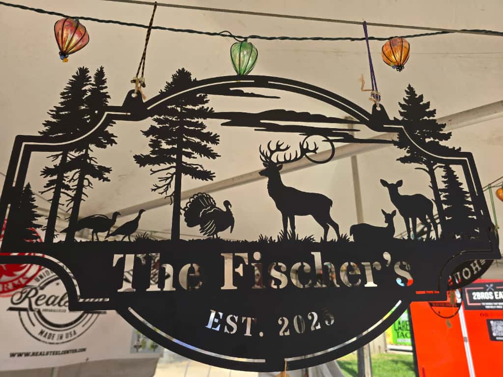 Deer Forest Horizontal Monogram