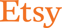 Etsy logo in orange on a white background