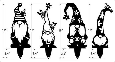 Garden Art - Gnomes 4 Pack - RealSteel Center
