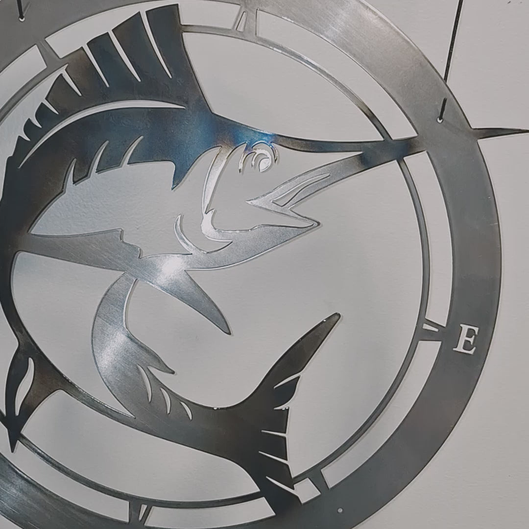 Marlin Compass Wall Art - RealSteel Center