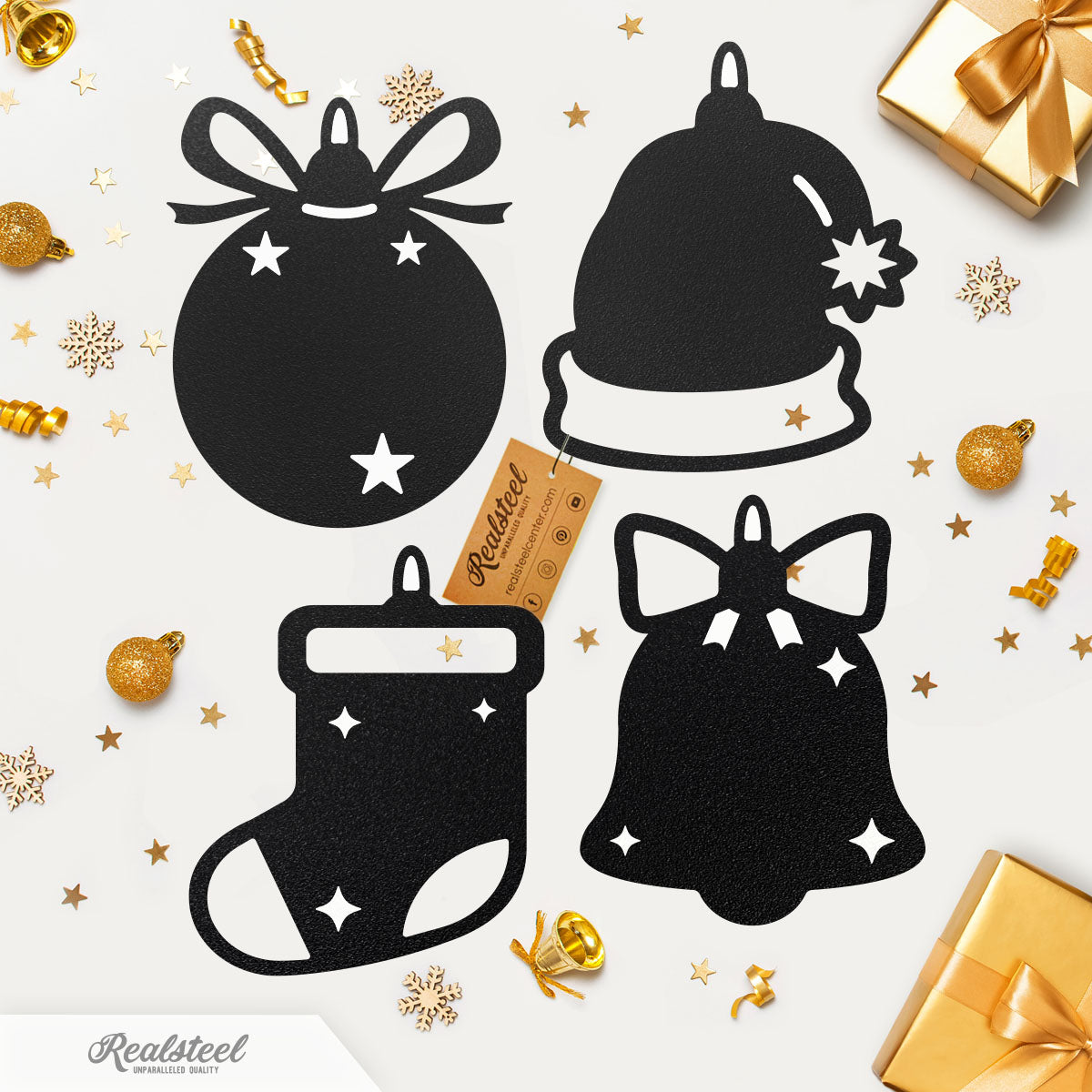 Commemorative Christmas Ornament Monogram  - RealSteel Center