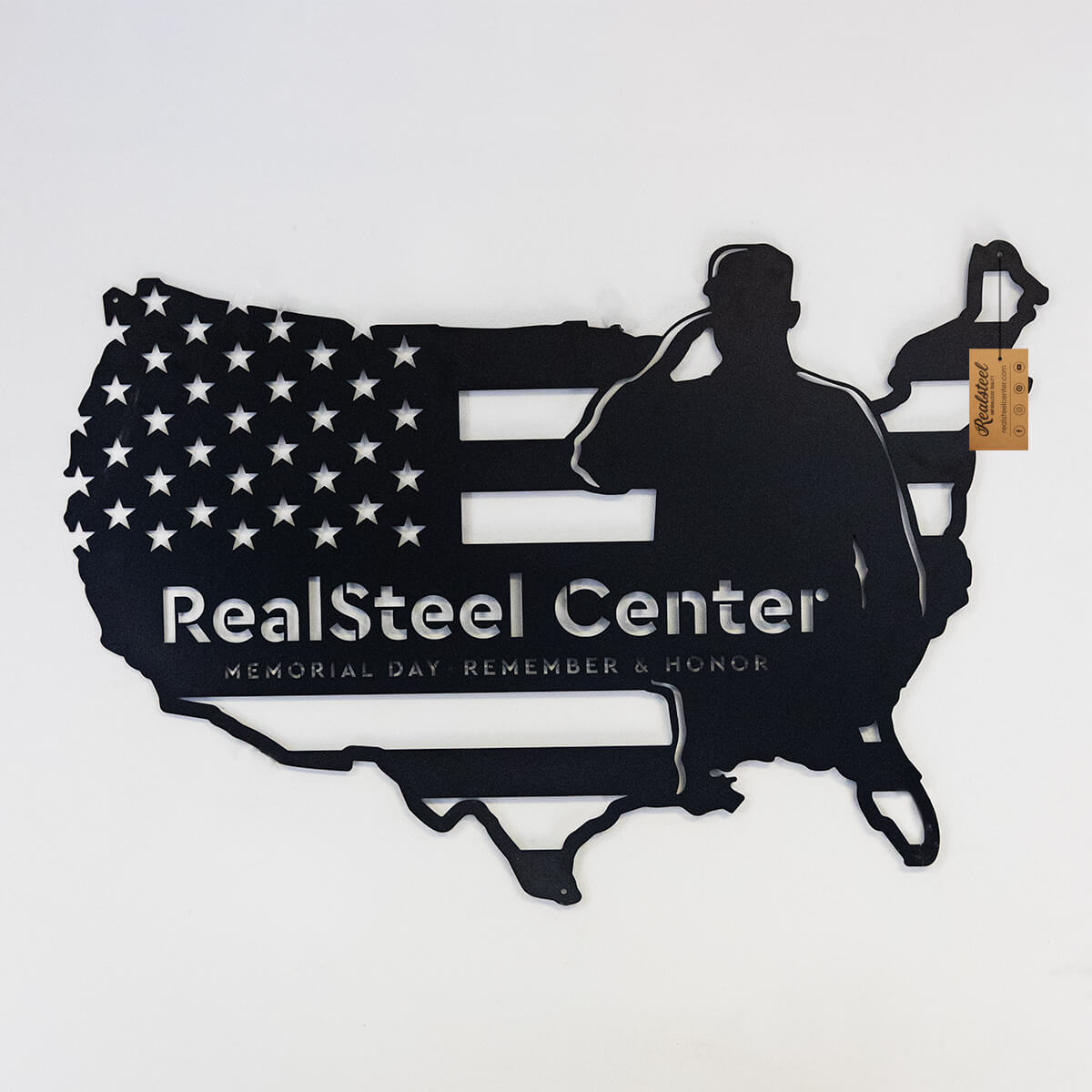 American Flag - Salute Monogram  - RealSteel Center