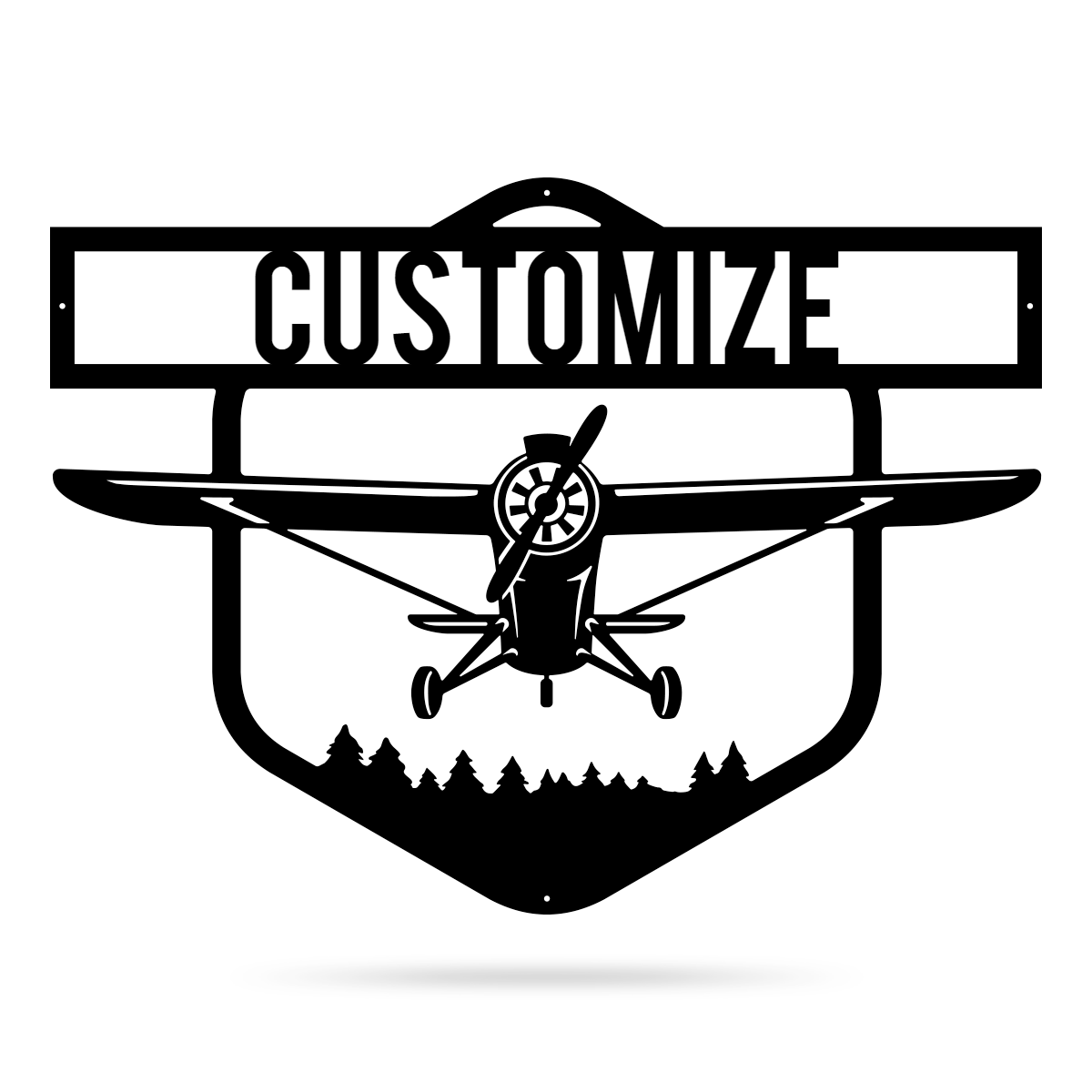 Airplane Monogram  - RealSteel Center