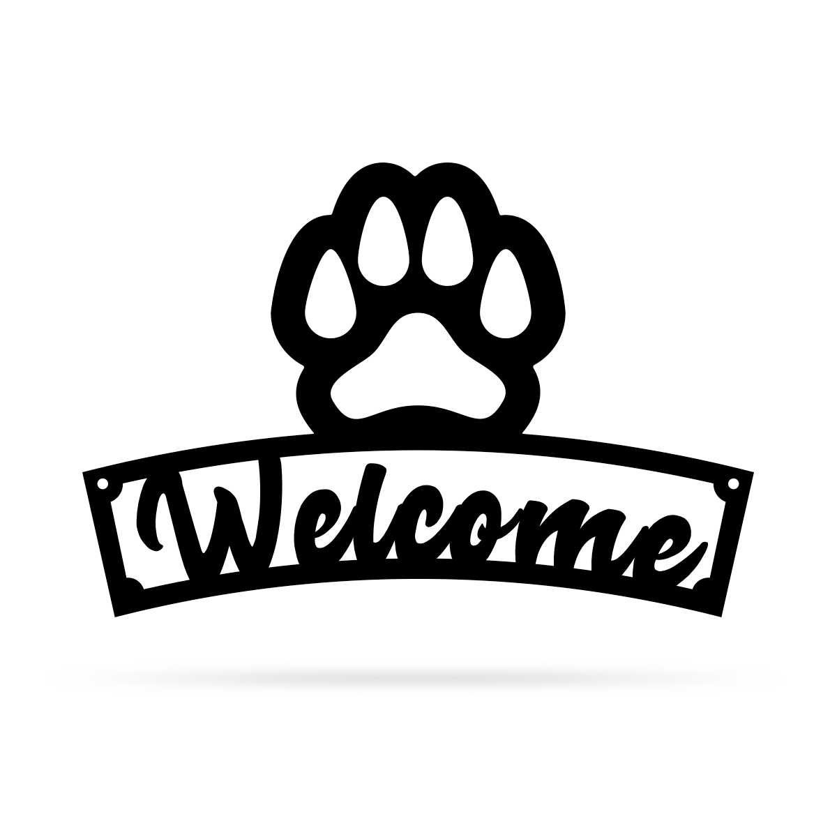 Personalized Dog Paw Sign  - RealSteel Center