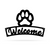 Personalized Dog Paw Sign  - RealSteel Center