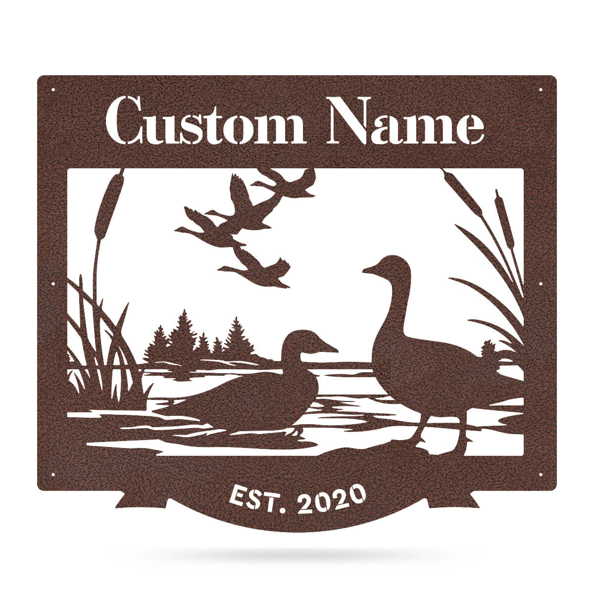 Duck Pond Monogram 26"x30" / Penny Vein - RealSteel Center