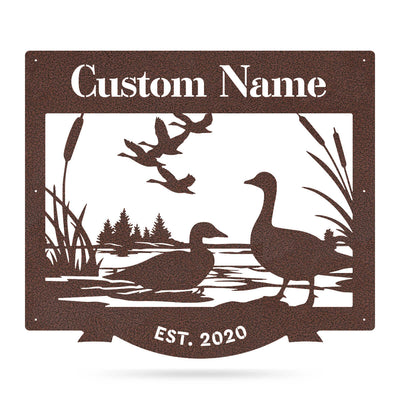 Duck Pond Monogram 26"x30" / Penny Vein - RealSteel Center