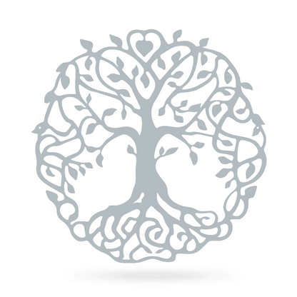 Family Tree Of Life 18" / Textured Silver - RealSteel Center