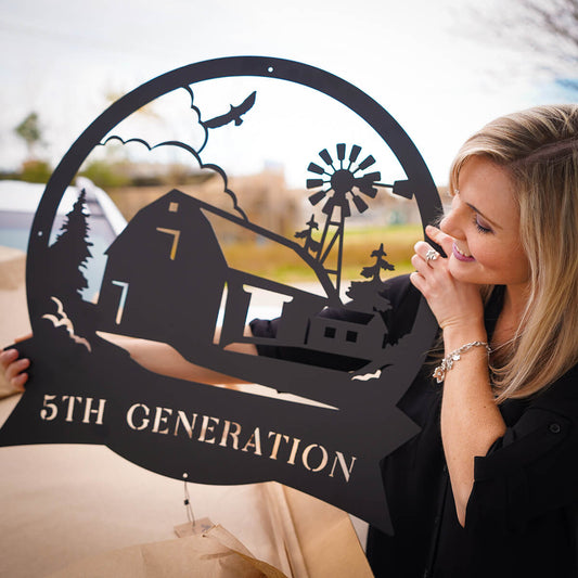 Farmhouse Monogram  - RealSteel Center