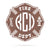 Fire Department Brigade Monogram 22" / Rust - RealSteel Center